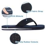 Men’s Comfortable Arch Support Flip Flops - Navy