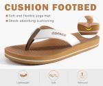 COFACE Men's Comfortable Yoga Mat Flip Flops