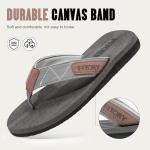 FITORY Men's Lightweight Flip Flops for Summer