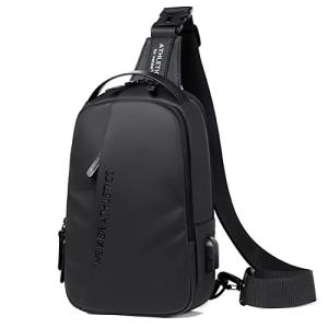 Waterproof Anti-Theft Sling Bag with USB Port