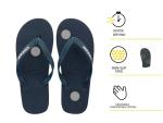CRESSI Unisex Beach Flip Flops - Dark Green/Lime