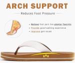 COFACE Men's Comfortable Yoga Mat Flip Flops