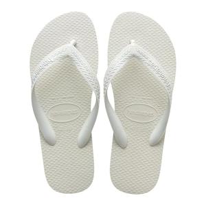Havaianas White Unisex Flip-Flops Size 9/10
