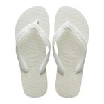 Havaianas White Unisex Flip-Flops Size 9/10