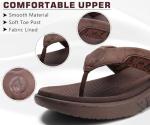 Men's Arch Support Orthotic Flip Flops - Size 8