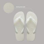 Havaianas White Unisex Flip-Flops Size 9/10