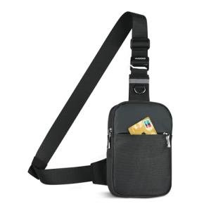 BROADREAM Water Resistant Crossbody Sling Bag