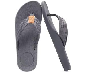 Men's Comfortable Arch Support Flip Flops - Grey
