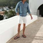 Men's Comfortable Arch Support Flip Flops - Grey