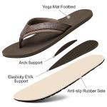 Harvest Land Men's Comfy Summer Flip Flops