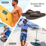 Harvest Land Men's Comfy Summer Flip Flops