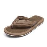 Harvest Land Men's Comfy Summer Flip Flops
