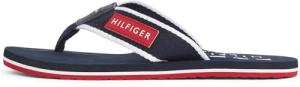 Tommy Hilfiger Men’s Blue Logo Flip Flops