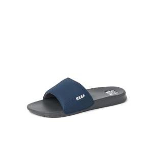 Reef Men's Navy/White Slide Sandals, UK 11