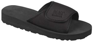 MIG Men's Black Flip Flop Mule Sandals