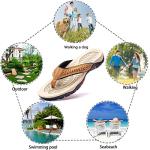 ChayChax Men’s Arch Support Flip Flops - Khaki