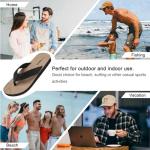 Comfortable Men's Flip Flops with Arch Support