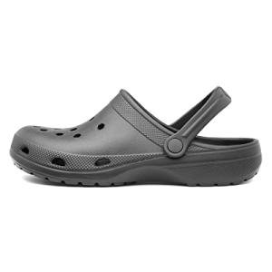 Berman Black Slip-On Clog Sandals for Adults