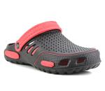 Men's Lightweight EVA Beach Clogs - Black/Red