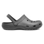 Berman Black Slip-On Clog Sandals for Adults