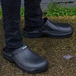 Black Woodside Clog Shoe - Size 9