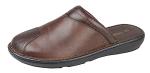 Men's Brown Leather Clogs by Roamers
