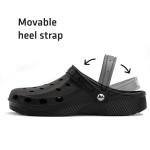 Men's Lightweight Ventilated Black Clogs - Size 10