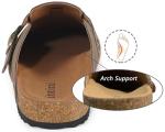Men's Dark Brown Suede Slip-On Clogs
