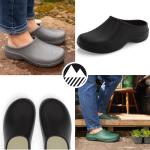 Men's Black Slip-On Garden Clogs - Lakeland Active