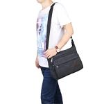 JAKAGO 13-Inch Multi-Pocket Crossbody Bag