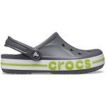 Crocs Bayaband Clogs in Slate Grey/Lime Punch