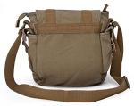 Army Green Vintage Canvas Messenger Bag