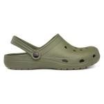 Berman Adults Khaki Slip-On Clog Sandals - Size 11