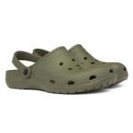 Berman Adults Khaki Slip-On Clog Sandals - Size 11