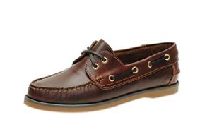 Jim Boomba Mahogany Brown Deck Shoes for Men