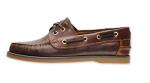 Jim Boomba Mahogany Brown Deck Shoes for Men