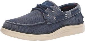 Skechers Men's Navy Boat Shoes, Size 10 UK
