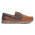Cushion Walk Men's Tan Casual Boat Shoe 9 UK