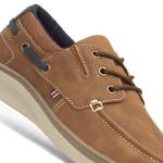 Comfy Steps Tan Boat Shoe for Men - Size 8