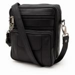 Real Leather Travel Shoulder Bag for Men & Women
