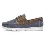 Cushion Walk Men’s Navy & Brown Boat Shoe, Size 9