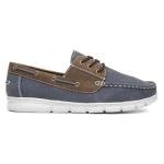 Cushion Walk Men’s Navy & Brown Boat Shoe, Size 9