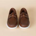 Amazon Essentials Men's Brown Slip-On Boat Shoe