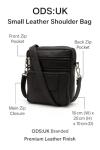 Real Leather Travel Shoulder Bag for Men & Women