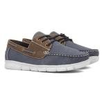 Cushion Walk Men’s Navy & Brown Boat Shoe, Size 9