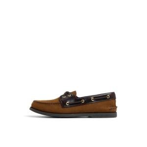 Sperry Men's Brown 2 Eye Boat Shoe, Size 9