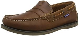 Chatham Men's Tan Shanklin Boat Shoe, Size 9
