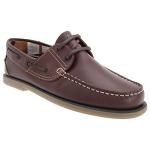 Boys' Navy and Brown DEK Boat Shoes, Size 9