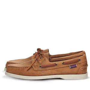 Sebago Docksides Men's Brown Boat Shoes, Size 9.5