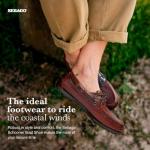 Sebago Brown Waxed Men's Boat Shoes, Size 11